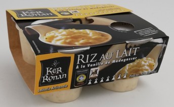 yaourt riz au lait à la vanille de madagascar
